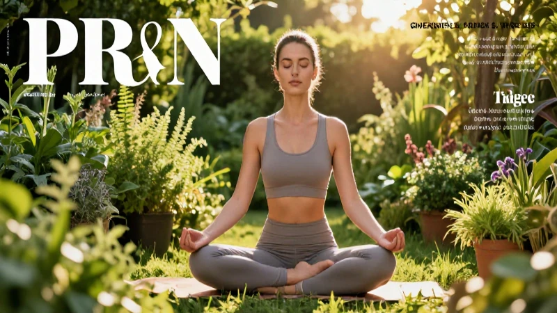 Mantén tu salud con consejos naturales: descubre los mejores tips 6 Mujer atractiva medita en jardín soleado
