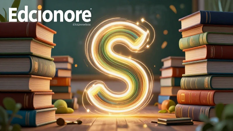 Portada vibrante de revista educativa sobre el aprendizaje