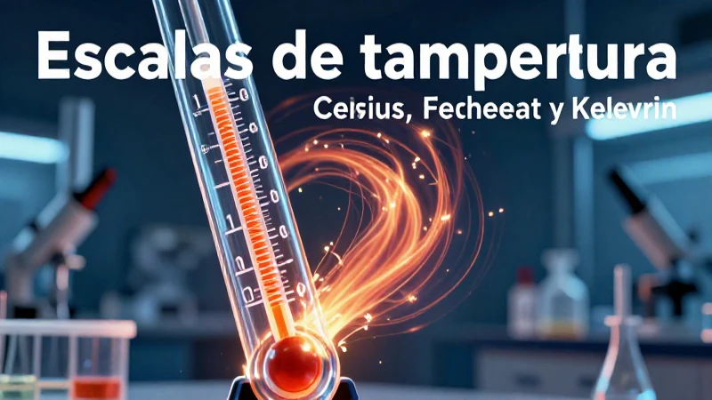 Termómetros miden la temperatura en diferentes escalas