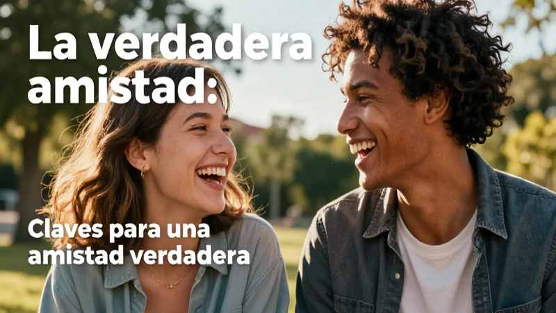 La verdadera amistad: Claves para una amistad verdadera 9 La amistad verdadera es esencial