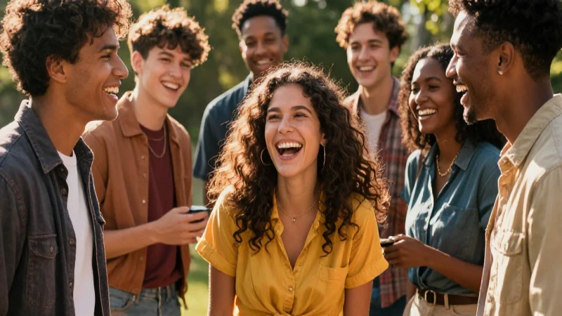 La verdadera amistad: Claves para una amistad verdadera 8 Amigos riendo en un hermoso y soleado entorno