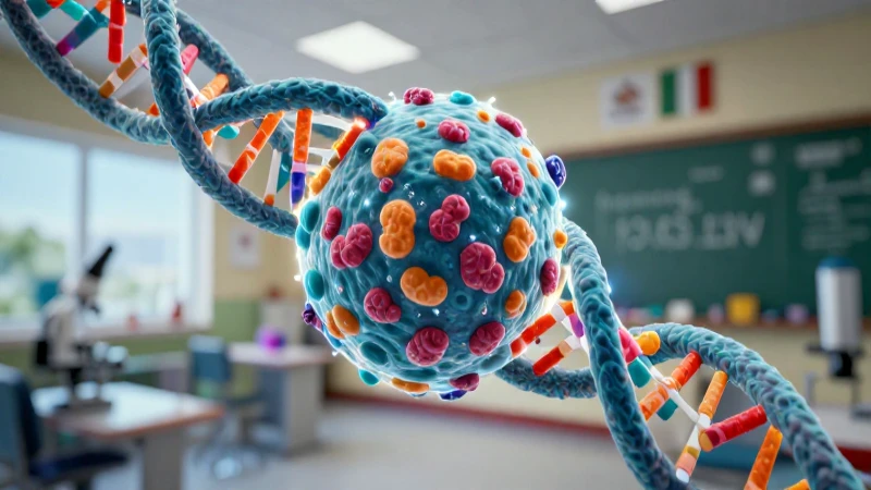 La vida: definición, concepto y quién es realmente 6 Célula biológica vibrante en entorno educativo