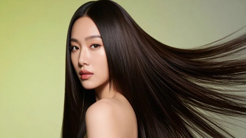 Qué es el pelo lacio y cómo cuidarlo adecuadamente 8 Retrato elegante y realista de una joven