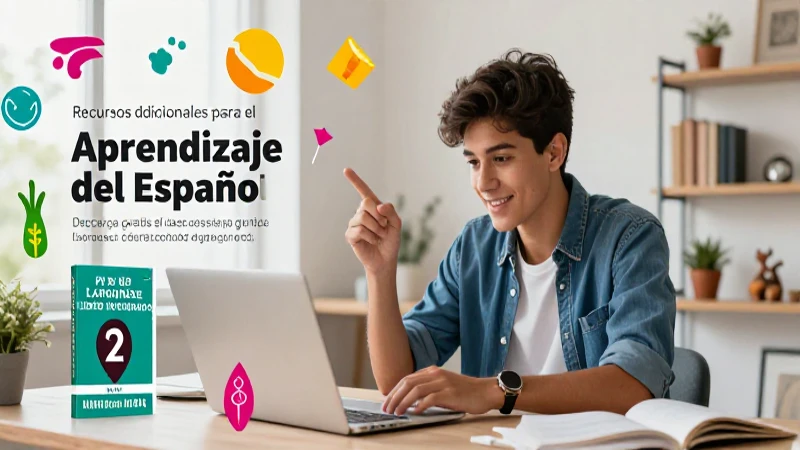 Estudiante mexicano aprende español en entorno moderno