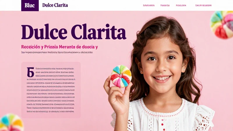 Dulce Clarita: dulce, vibrante y profesional