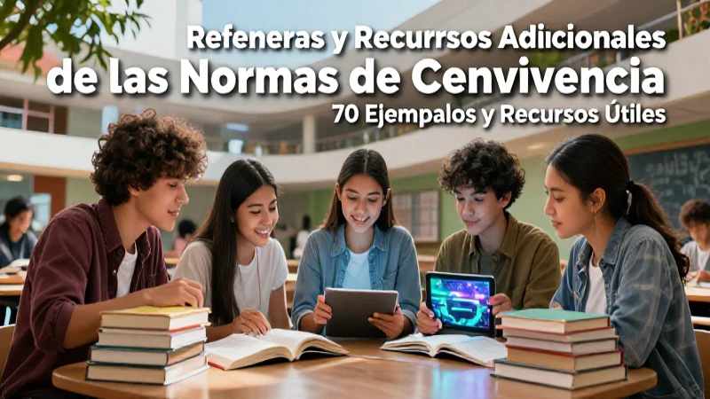 Normas de convivencia con recursos y ejemplos