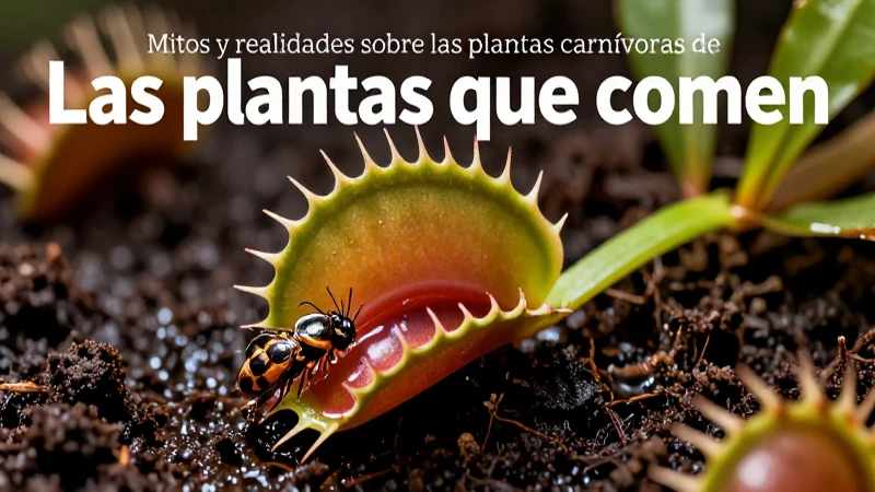 Plantas carnívoras, belleza y realidades ilustradas