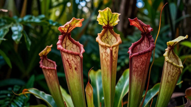 Tipos de plantas carnívoras y su dieta