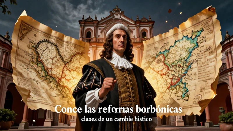 Ilustración histórica de las reformas borbónicas
