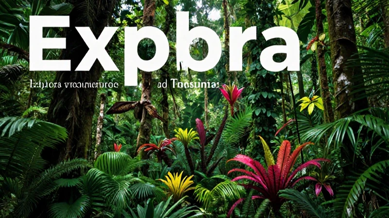 Selva tropical exuberante y vibrante