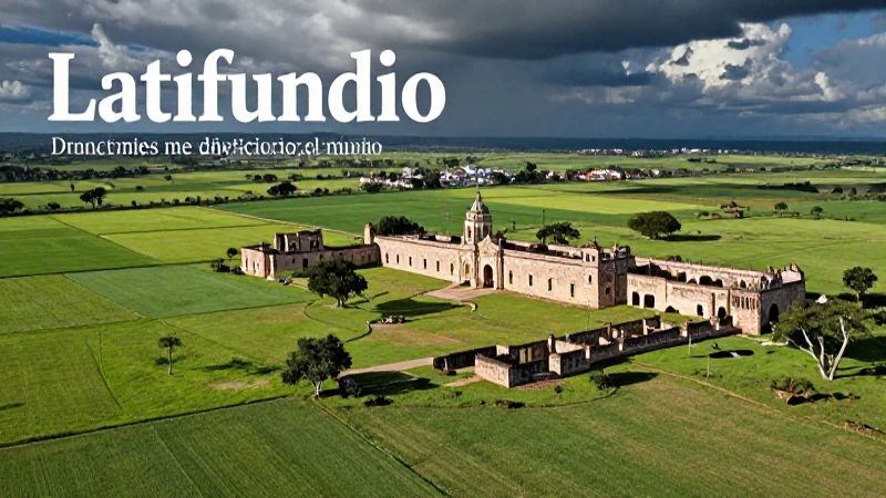 Latifundios mexicanos: concepto y grandeza visual