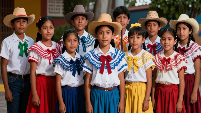 Lealtad: Concepto, Compromiso y Actitudes Desleales 6 Niños mexicanos brillantes celebrando su cultura