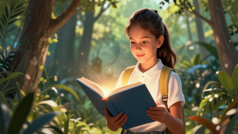 Niña aprende con confianza y conocimiento