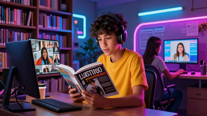 Lectura para adolescentes: Una odisea virtual en un club 6 Retos lectores de jóvenes mexicanos virtuales