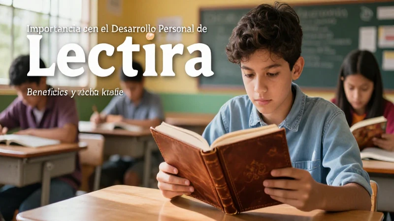 Lectura transforma, inspirando crecimiento personal