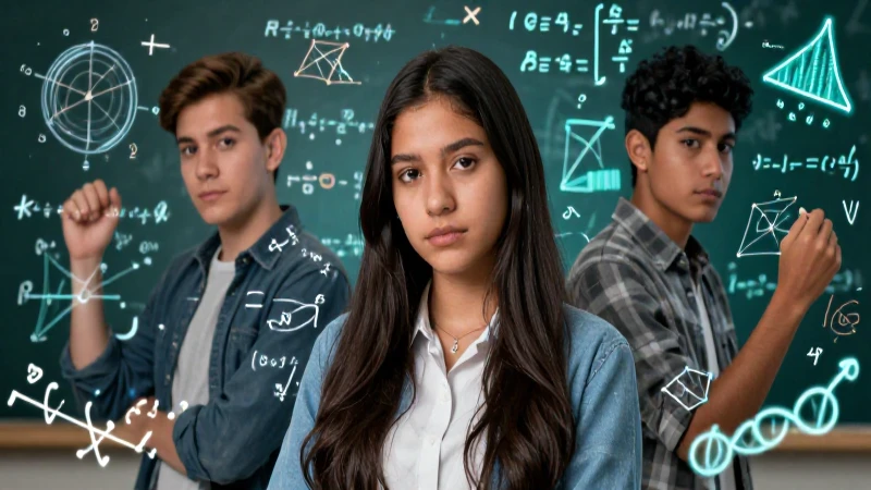 Lenguaje Algebraico: 20 Ejemplos para Entenderlo Mejor 15 Joven estudiante mexicano, matemáticas y enfoque