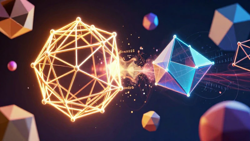 Lenguaje Algebraico: 20 Ejemplos para Entenderlo Mejor 13 Ilustración de estructuras algebraicas geométricas vibrantes
