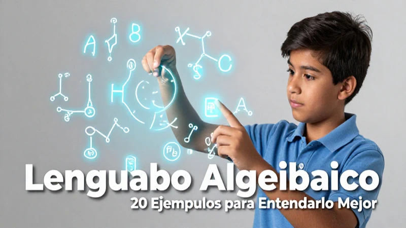 Lenguaje Algebraico: 20 Ejemplos para Entenderlo Mejor 16 Problemas verbales traducidos a lenguaje algebraico