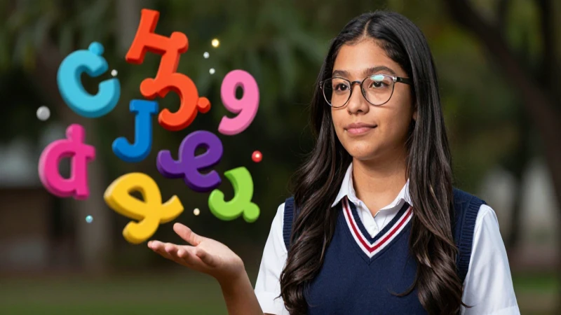 Lenguaje Algebraico: 20 Ejemplos para Entenderlo Mejor 6 Estudiante mexicano aprende álgebra con símbolos vibrantes