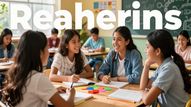 Estudiantes mexicanos vibrantes en aula moderna