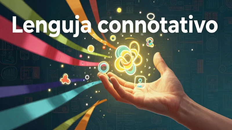 Ilustración visual de conceptos del lenguaje connotativo