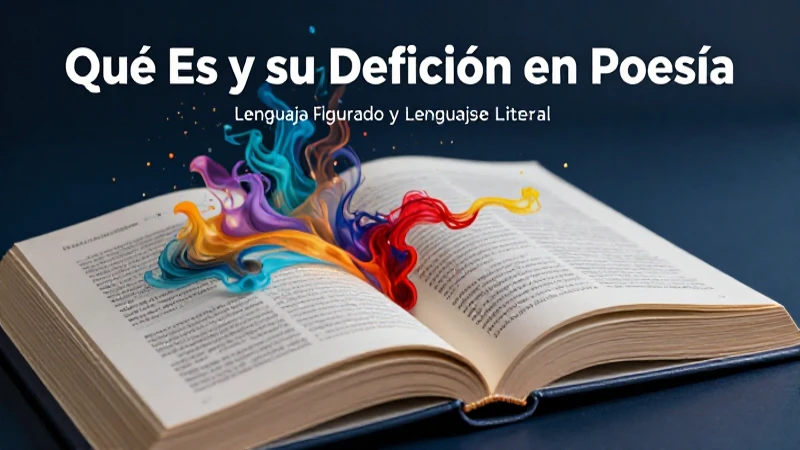 Figuras de lenguaje en poesía: metáforas y su significado