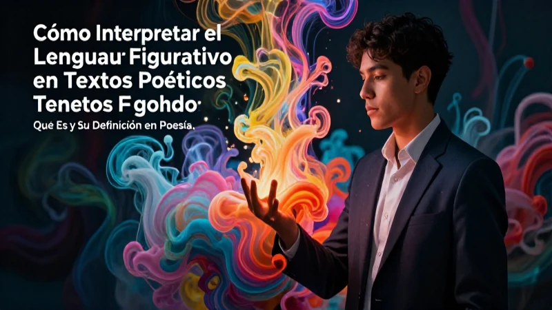 Interpretación del lenguaje figurado en la poesía