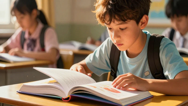 Leo y Escribo: Paso 2 para Mejorar tu Lectura Esencial 5 Estudiante enfocado en libro con luz dorada