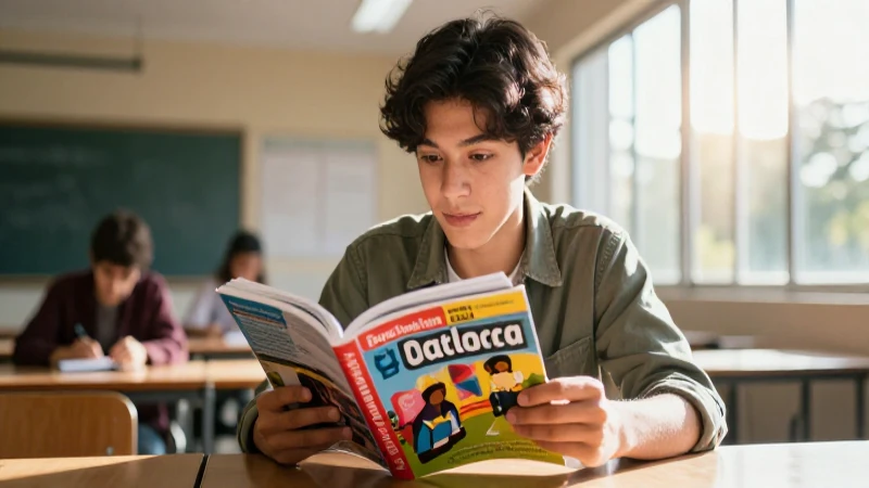 Leo y Escribo: Paso 2 para Mejorar tu Lectura Esencial 3 Estudiante entusiasta con libro vibrante en México
