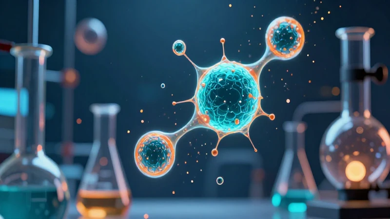 Visualización científica vibrante y moderna en 3D