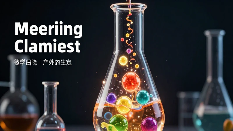 Matraz moderno con gas vibrante e iluminación dramática