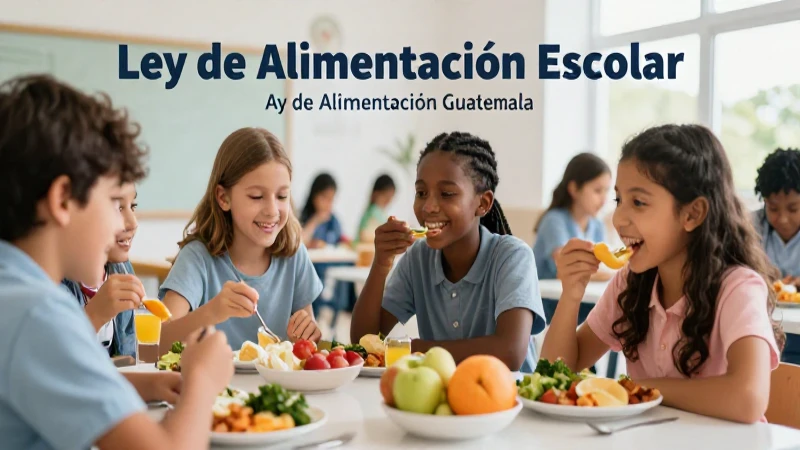 Ley de Alimentación Escolar Guatemala: Protocolo y PDF 4 Alimentación escolar saludable en Guatemala