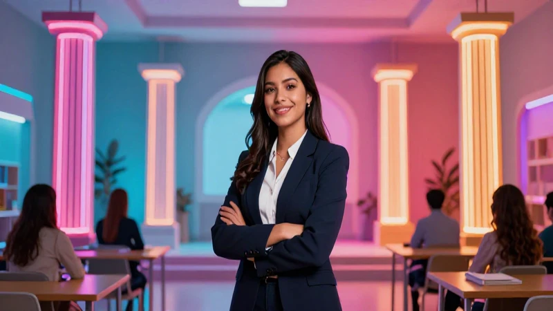 Maestra mexicana ilustra conceptos legales vibrantes