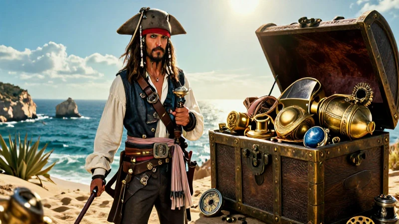 Misterio, encanto y tradición: la leyenda de Baja California Sur 4 Explorador pirata rico en la costa de Baja