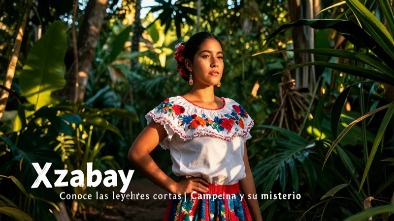 Xtabay: Ilustración vibrante de la leyenda de Campeche