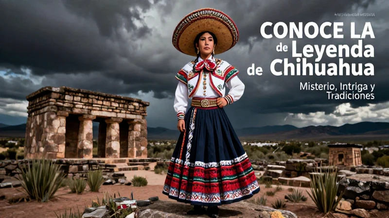 Conoce la Leyenda de Chihuahua: Misterio, Intriga y Tradiciones 5 Figura mexicana misteriosa en paisajes de Chihuahua