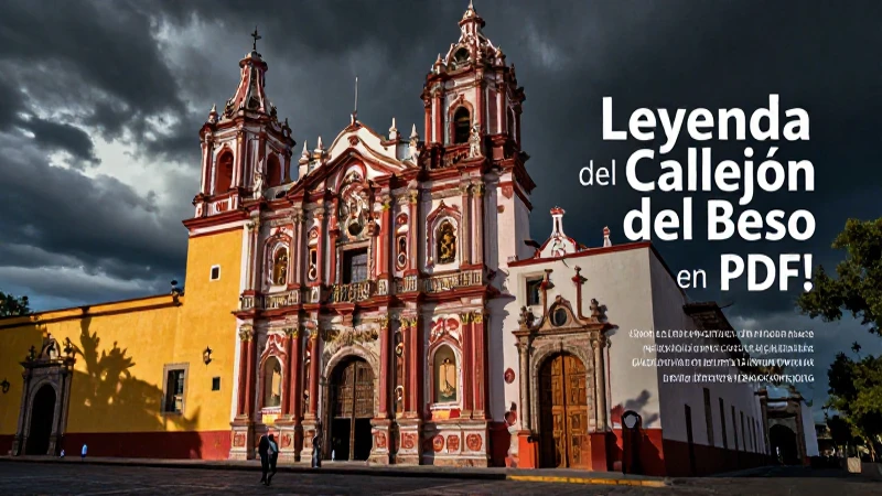 La Leyenda del Callejón del Beso es una obra cultural e histórica