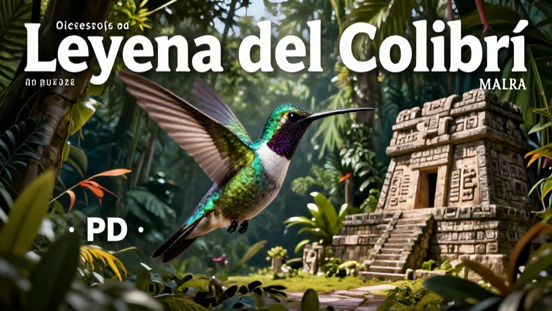 Leyenda del Colibrí: Origen maya y arte vibrante
