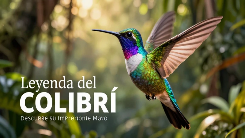 El colibrí maya simboliza la resiliencia en la leyenda
