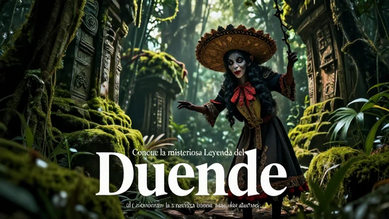 Duende mexicano misterioso en ruinas amazónicas
