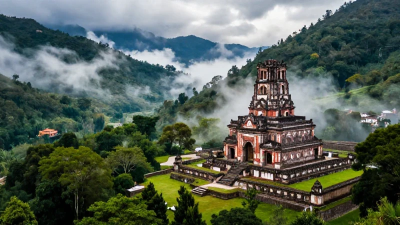 Conoce la Conoce leyenda michoacana y sumérgete en su misterio 4 Ruinas de Michoacán bajo misteriosa neblina