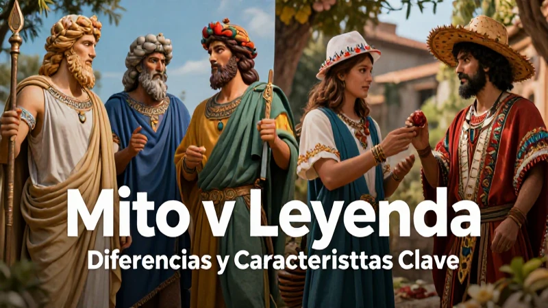 Mitos y leyendas: diferencias clave visuales y artísticas