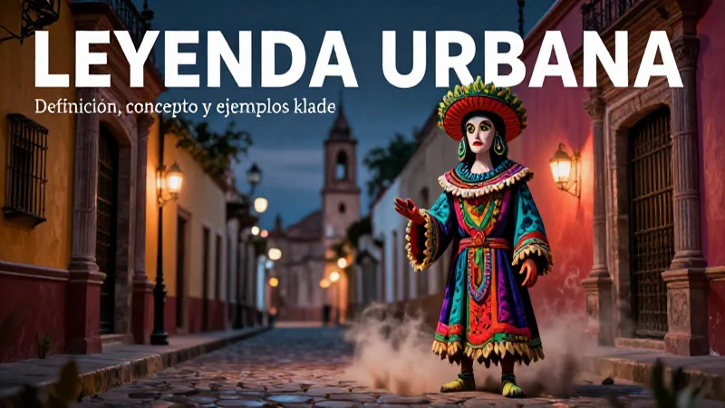 Leyendas urbanas: misterio mexicano en arte digital