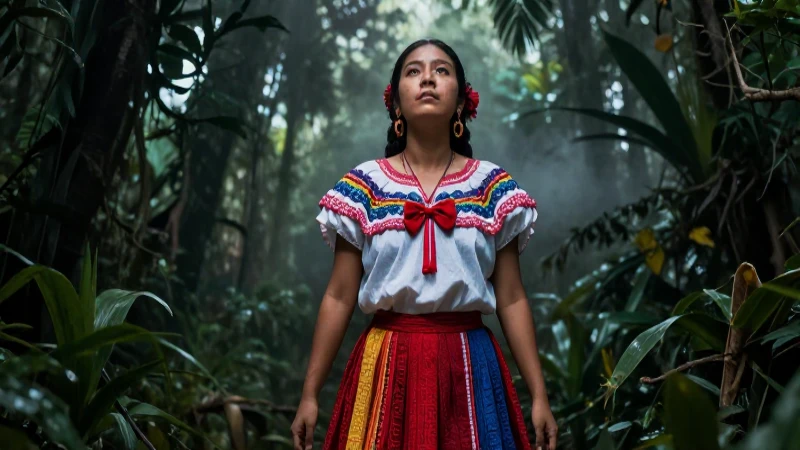 La Llorona etérea en la selva de Chiapas