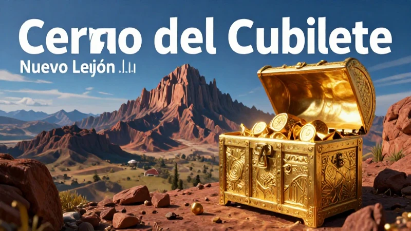 Tesoro antiguo descubierto en paisaje de Nuevo León