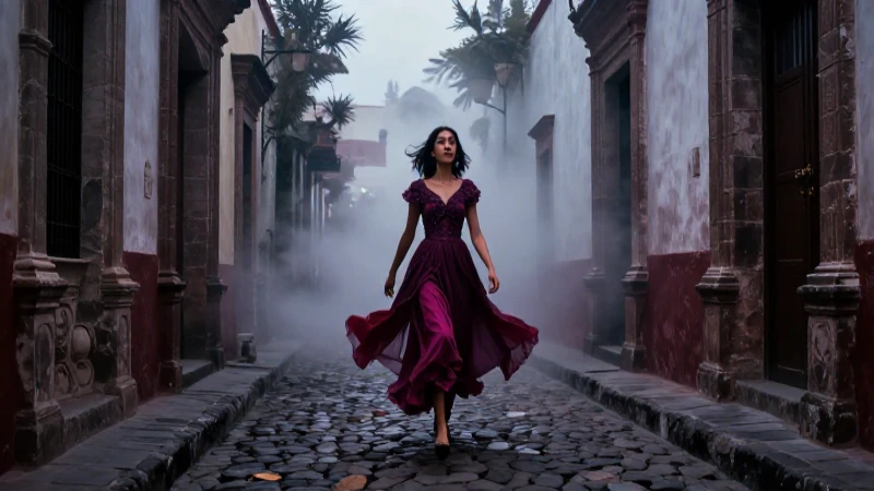 Nahuala en un callejón oaxaqueño místico