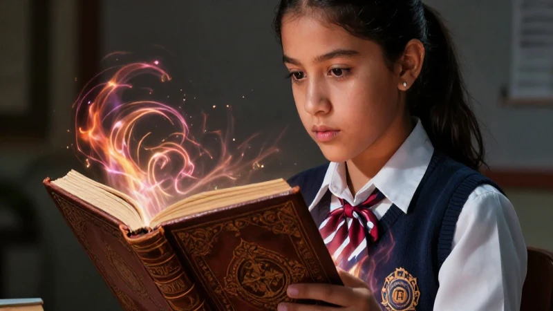 Joven mexicana descubre magia en un libro