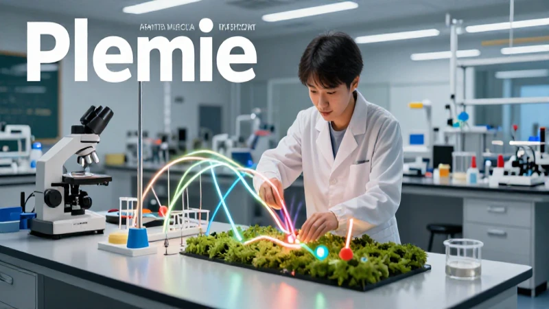 Experimento de física dinámica con estética de revista