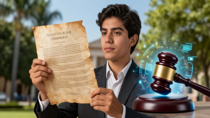 Leyes: qué son, clasificación, usos y características 3 Joven erudito mexicano con justicia digital
