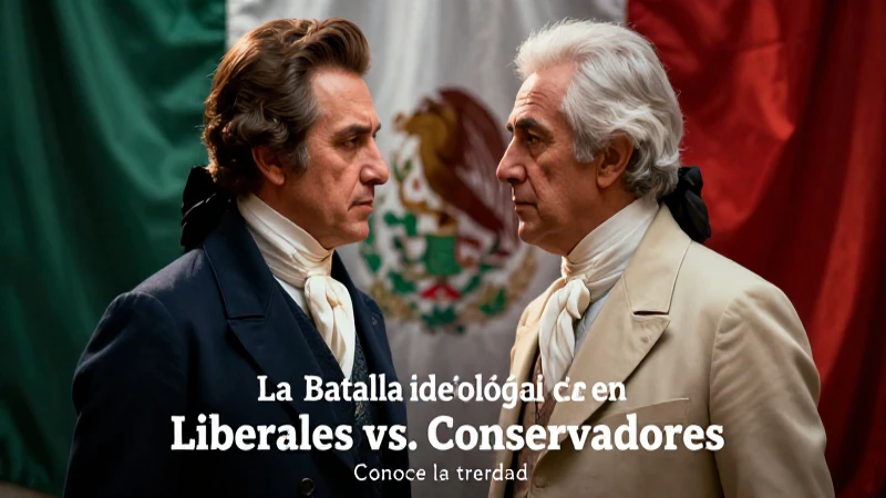 La batalla ideológica en México: Liberales vs. Conservadores - Conoce la verdad 5 México: lucha liberal contra conservador